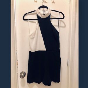 Bar III Color-blocked Romper